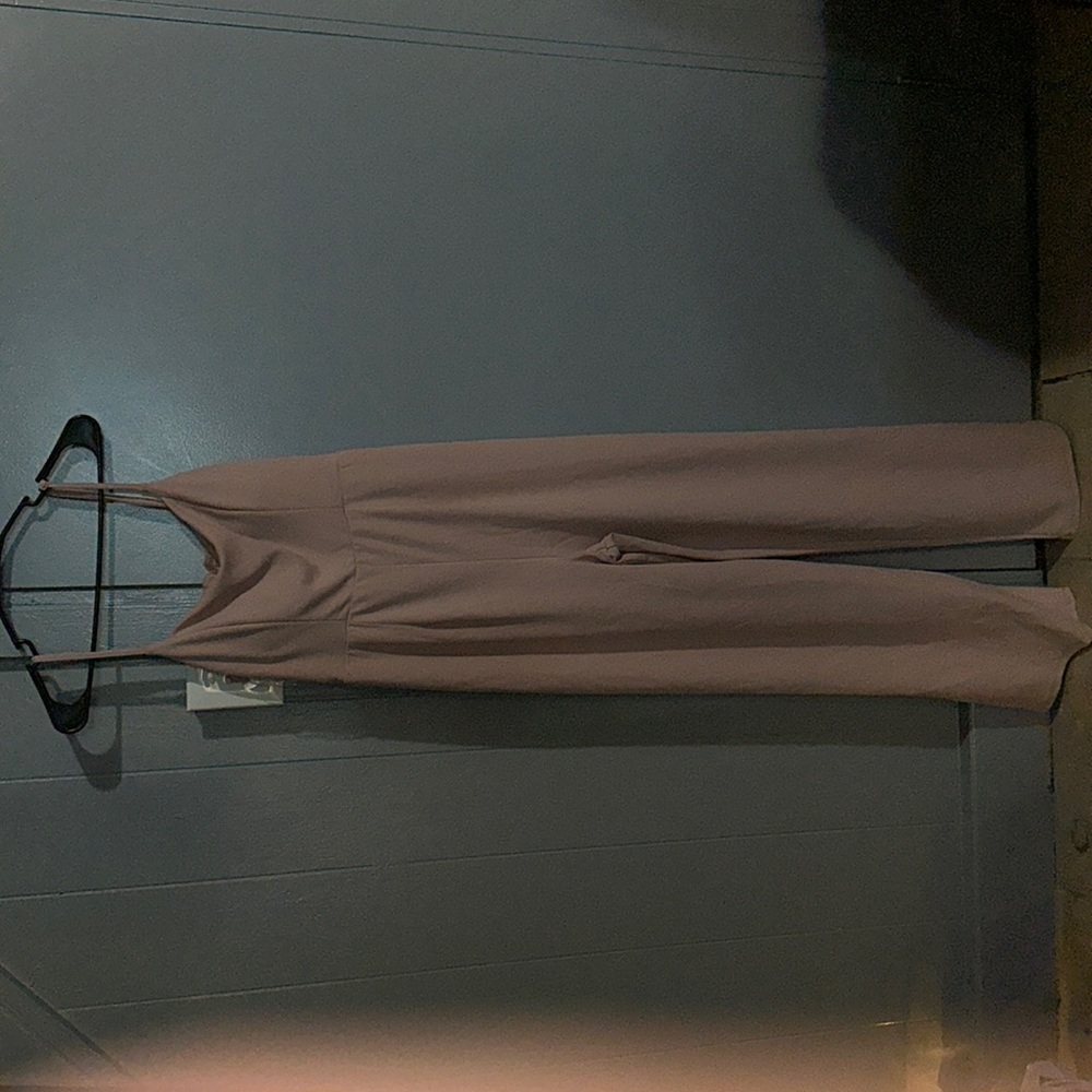 Pink long romper